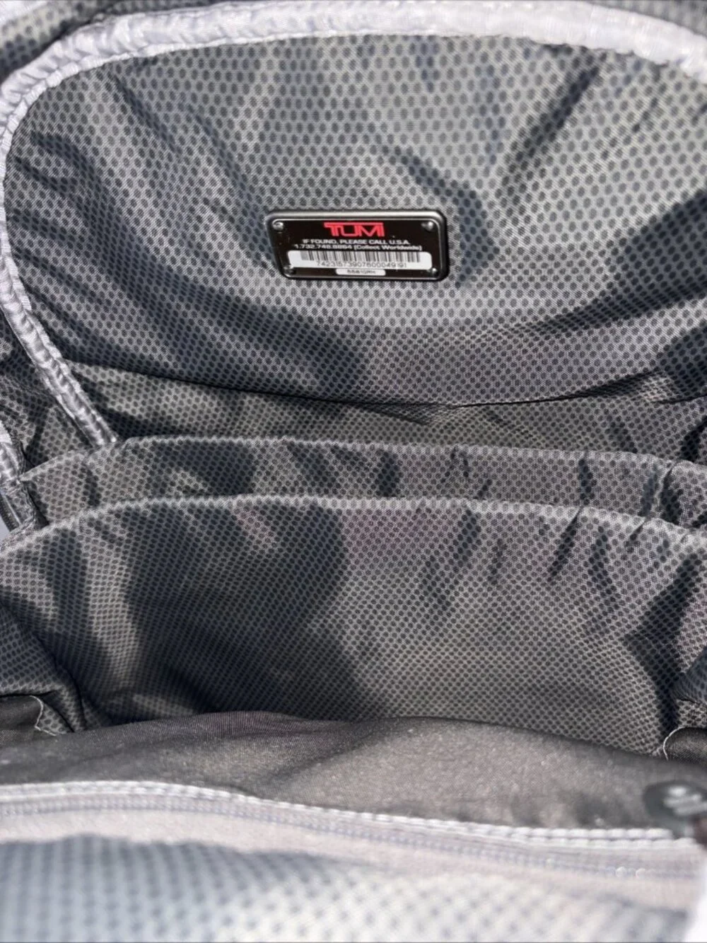 Tumi Tech Forsyth Laptop Backpack 5581D Nylon PVC Ballistic Bag Black-READ